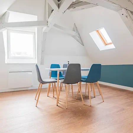 Apartament L'equerre - Duplex - Centre Reims