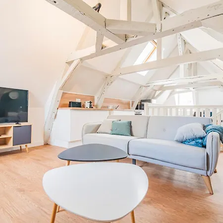 Apartament L'equerre - Duplex - Centre Reims